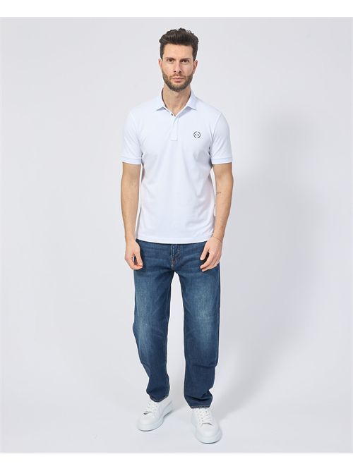 Polo piqué elasticizzato slim fit Armani Exchange ARMANI EXCHANGE | 8NZF91-ZJ81Z1100